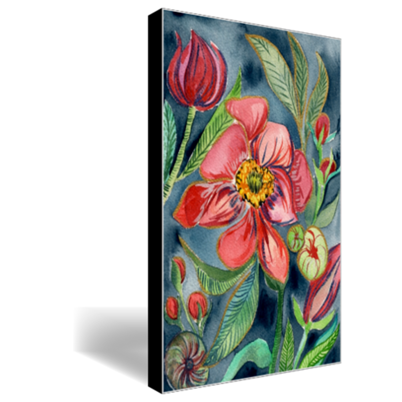 Mountain Roses, 2023 - stretched canvas print